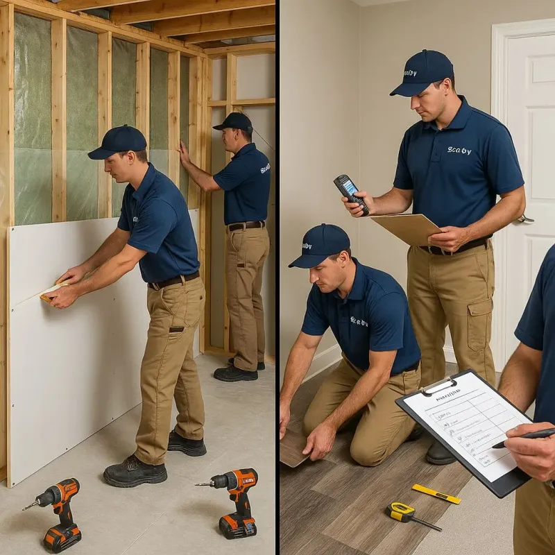 Repairs and Reconstruction process in Bensonhurst, NY